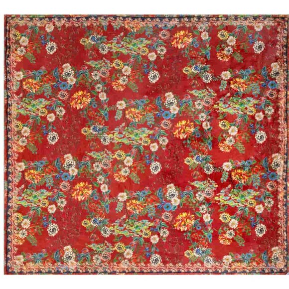 NWT Johnny Was BIYA Laurel Canyon Cozy Blanket Throw Reversible Bobcat Forest - Picture 2 of 9